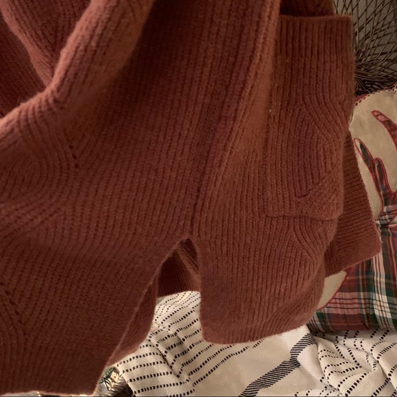 Rust tone Hippie Rose cardigan - Picture 5 of 6